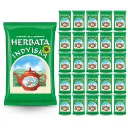 Zestaw Hurtowy Herbata Indyjska Granulowana 80g x25szt