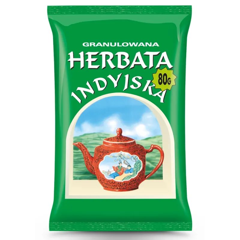 Zestaw Hurtowy Herbata Indyjska Granulowana 80g x25szt