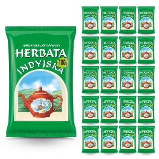 Zestaw Hurtowy Herbata Indyjska Granulowana 100g x20szt