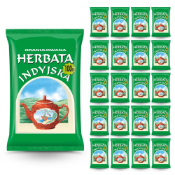 Zestaw 20 x Herbata Indyjska Granulowana 100g