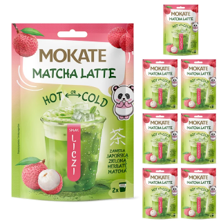 Całe opakowanie Liczi Matcha Zestaw 7 sztuk