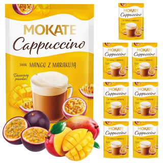 Zestaw Hurtowy Mokate Kawa Cappuccino Mango Marakuja 40g x 7szt