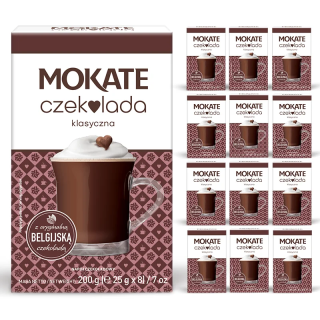 Pack of 12 – Mokate Classic Chocolate Drink, 200 g