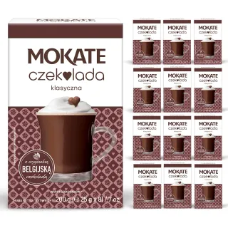 Zestaw (12x) - Napój Czekoladowy Mokate Klasyczny 200 g