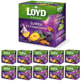 Wholesale Pack: Plum and Cinnamon Tea (10 bags)