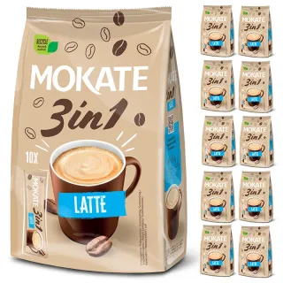 Zestaw 10 sztuk Latte 3w1 Mix Kawowy