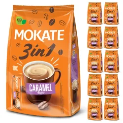 Zestaw 10 sztuk Mokate 3w1 Caramel Karmel