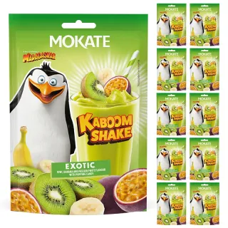 10 packs of KABOOM SHAKE MOKATE 30g EXOTIC POPPING SUGAR powder drink mix
