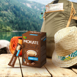 Mokate 3-in-1 Instant Brown Sugar Coffee Drink, 17g x 16 sachets