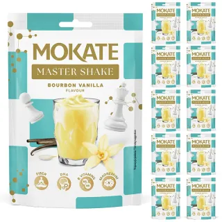 Mokate MASTER MILK SHAKE BOURBON VANILLA Set (10 pieces)