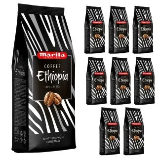 Zestaw 8 sztuk - Kawa ziarnista Marila Ethiopia 500g