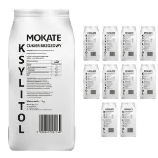 Zestaw 10 sztuk - MOKATE KSYLITOL BRZOZOWY