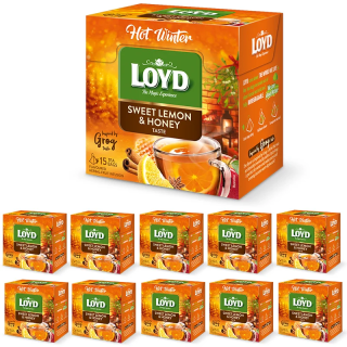 Zestaw 10 sztuk Hot Winter Sweet Lemon Herbatka rozgrzewająca