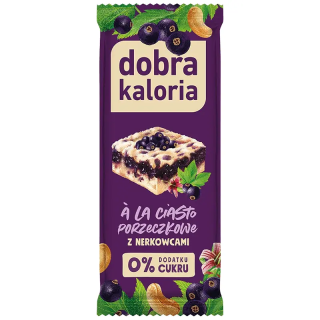 Baton z nerkowców a`la ciasto porzeczkowe 35g