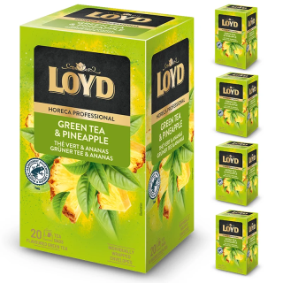 Zestaw Hurtowy Horeca Pinneaple 4 sztuki Ananas Zielona Herbata