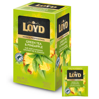 Herbata HORECA Loyd Green Tea & Pineapple 20 torebek Zielona Herbata i Ananas