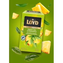 Herbata HORECA Loyd Green Tea & Pineapple 20 torebek