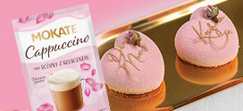 Deser Monoporcje SERCA z Mokate Cappuccino o smaku Różanym z Kolagenem